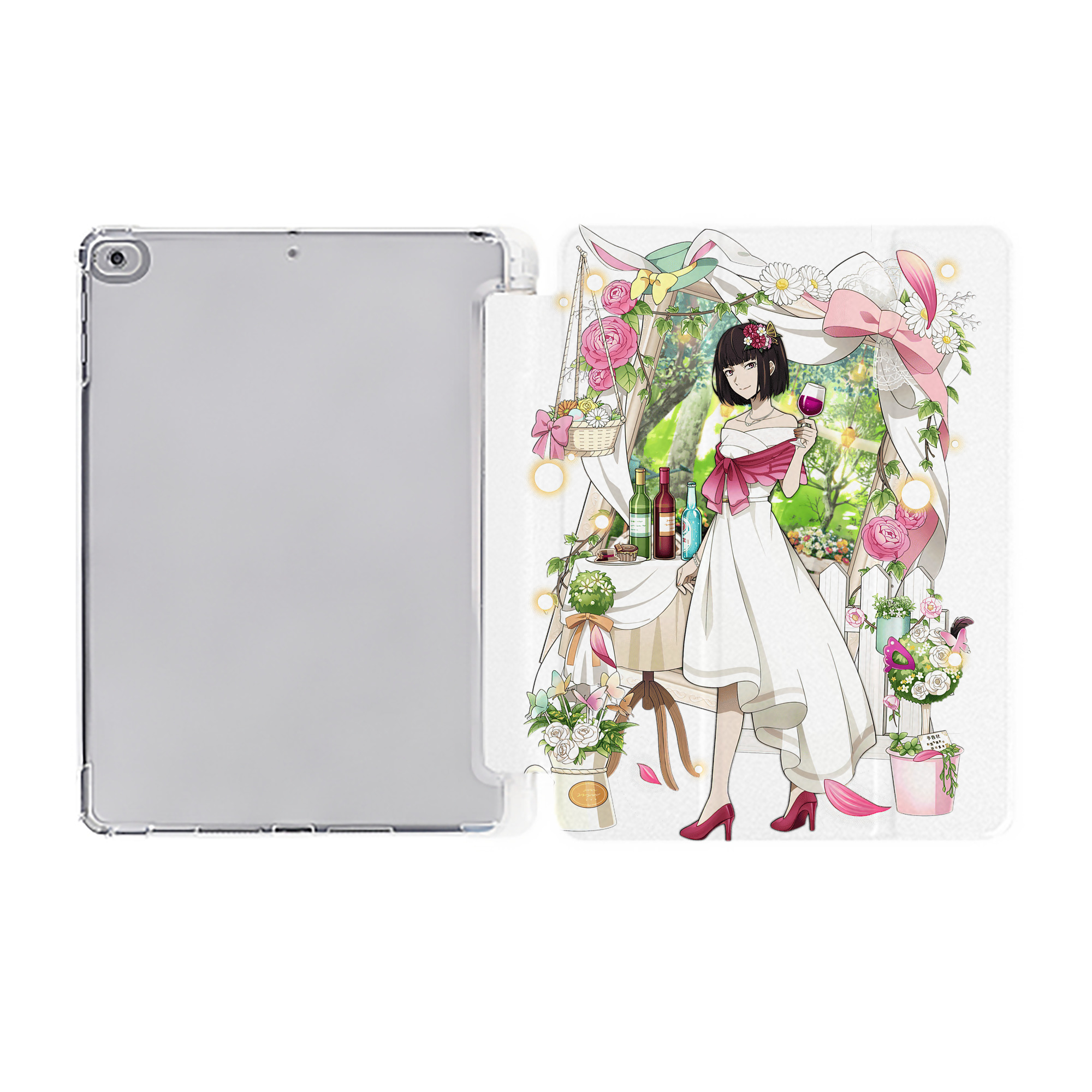 （画像用） 文豪ストレイドッグス Bungo Stray Dogs IPad ケース ペン収納付き 三つ折りスタンド PUレザー×シリコン 対応機種9.5/10.5/10.9インチ